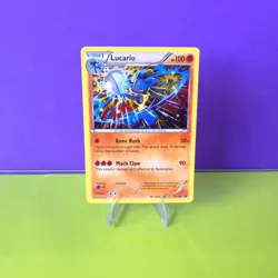 Pokemon Steam Seige Lucario XY140 Black Star Promo, NM - Image 1