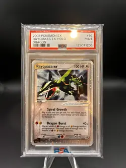 Pokemon TCG Rayquaza EX 97/97 PSA 9 Dragon 2003 - Image 1