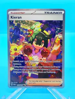 [sv06 TWM] Kieran #218 – Pokemon Twilight Masquerade – NM Trainer Full Art - Image 1