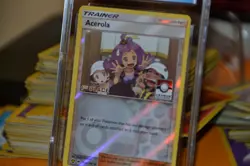 Pokemon TCG CGC 7 NM Acerola 112a/147 1st Place League Challenge Promo Subgrade - Image 2