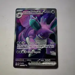 Team Rocket’s Nidoking ex 216/182 – Holo Rare – SV10 Destined Rivals Pokemon TCG - Image 1