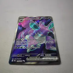 Team Rocket’s Nidoking ex 216/182 – Holo Rare – SV10 Destined Rivals Pokemon TCG - Image 2