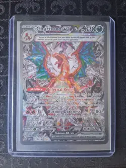 Charizard ex Ultra Rare Full Art Holo Obsidian Flames Pokemon 223/197 - Image 1