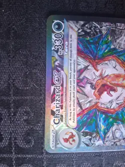 Charizard ex Ultra Rare Full Art Holo Obsidian Flames Pokemon 223/197 - Image 3