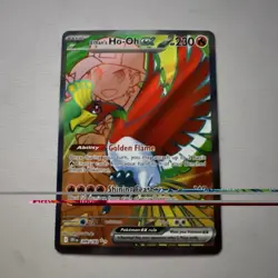 Ethans Ho-Oh EX Full Art Sv10: Destined Rivals 209/182 Pokemon NM+ - Image 1