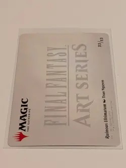 Art Series: Ruinous Ultimatum GOLD STAMPED 33/53: Final Fantasy MTG (NM) - Image 2