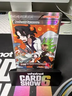 Professor Sycamore FULL ART XY Steam Siege 114/114 Ultra Rare Pokemon TCG - Image 1