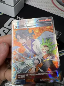 Professor Sycamore FULL ART XY Steam Siege 114/114 Ultra Rare Pokemon TCG - Image 4