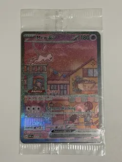 Mew ex SVP 053 Pokemon TCG Scarlet Violet 151 Black Star Promo Full Art SEALED - Image 1