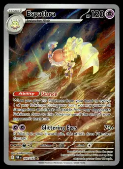 Pokemon TCG SV04: Paradox Rift #197/182 Espathra - Image 1