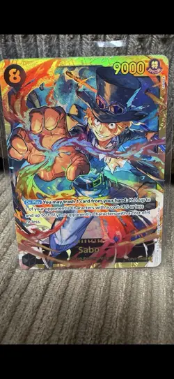3- Sabo ONE PIECE OP07-118 SEC Premium Booster -The Best- Vol. 2 Foil - Image 2