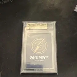 Bandai One Piece CCG Monkey D. Luffy Leader BGS 9.5 ST01-001 Foil Textured JP - Image 2