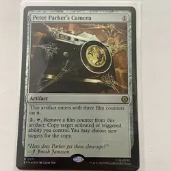 MTG - Peter Parker’s Camera(Foil) - 0171 Spider-Man Rare NM - Image 1