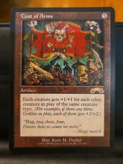 Coat of Arms #131 (NM) Exodus EXO Magic MTG - Image 1