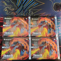 *NEW* *SEALED* Mtg Tarkir Dragonstorm Omega Collector Booster Pack x4 - Image 2