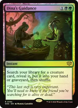 Dina's Guidance Foil Secrets of Strixhaven NM MTG - Image 1