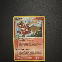 Pokemon Blaziken Holo Rare EX Power Keepers 5/108 100 HP Fire Stream 2007 - Image 1