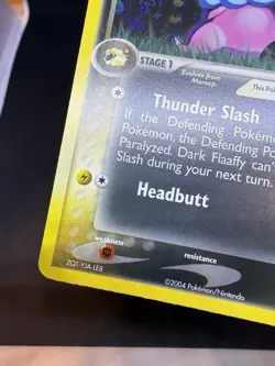 Dark Flaaffy Reverse Holo Pokemon Card ex Team Rocket Returns 33/109 Fresh NM+ - Image 4
