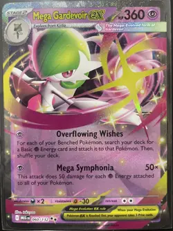 Mega Gardevoir EX 060 /132 ME01: Mega Evolution Illustration Rare Pokemon Card - Image 1