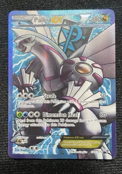 Palkia EX 100/101 Plasma Blast Full Art Ultra Rare Holo Pokemon Card - Image 1