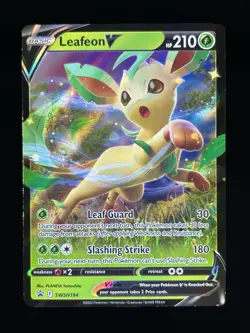 Leafeon V - SWSH194 - Pokemon Sword & Shield Promo Ultra Rare Holo Card NM - Image 1