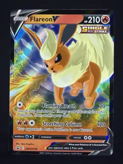 Pokemon SWSH: Sword & Shield Promo Cards #SWSH149 Flareon V - Image 1