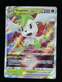Pokemon Shaymin VSTAR 014/172 Brilliant Stars Holo NM - Image 1