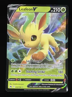 Leafeon V 013/159 Ultra Rare Crown Zenith NM/M Pokemon TCG U120 - Image 1