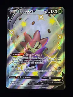 Eldegoss V SWSH084 Sword & Shield Black Star Promo Pokemon Card TCG Shiny - Nm - Image 1