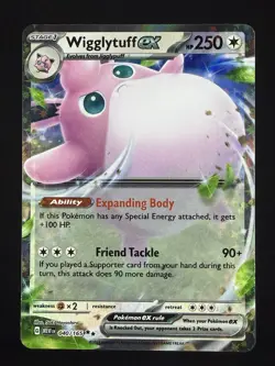Pokemon Wigglytuff EX Double Rare Holo English S&V 151 - 040/165 - Image 1