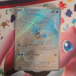 Pokemon Squirtle Illustration Rare Full Art Holo 170/165 Scarlet & Violet 151 - Image 1