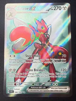 Scizor EX 195/162 | Temporal Forces | Ultra Rare | Pokemon Card | NM - Image 1