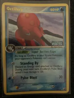 Pokemon EX Unseen Forces Octillery 10/115 Reverse Holo Rare Stamped LP - Image 1