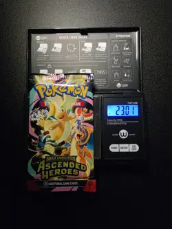 HEAVY! 23.01g Ascended Heroes Pokemon TCG Booster (SEALED) - Image 1