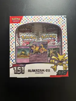 Pokemon TCG Scarlet & Violet 151 Alakazam EX Collection Box Sealed New - Image 1