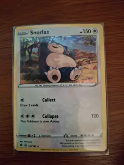 Snorlax Cosmos Holo Promo - 141/192 - Rebel Clash Pokemon 2020 Near Mint - Image 1
