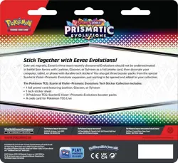 BRAND NEW SEALED Prismatic Evolutions Tech Sticker Collection Pokemon - Leafeon - Image 3