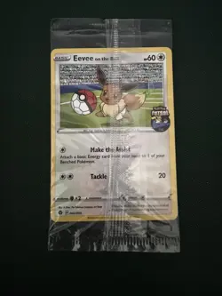 Eevee on the Ball Pokemon Futsal Promo Card Brand New Sealed - Image 1