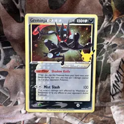 Greninja Gold Star SWSH144 Sword and Shield Promo Pokemon Card - Image 1