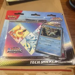 BRAND NEW Scarlet & Violet-Prismatic Evolutions Tech Sticker Collection Glaceon - Image 3