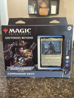 MTG:Universes Beyond Warhammer 40k Forces Of The Imperium Commander Deck Sealed - Image 1