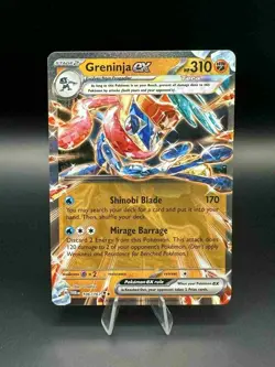 Pokemon TCG Greninja ex 106/167 Sv06: Twilight Masquerade Holo Pack Fresh NM+ - Image 1