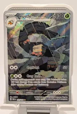Pokemon Card TCG - Crustle 183/182 Illustration Rare Paradox Rift Near Mint - Image 1
