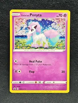 Pokemon Galarian Ponyta SWSH013 - Black Star Promo - Excellent - Image 1