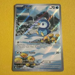 Piplup 098/094 Illustration Rare Phantasmal Flames- Pokemon English- NM+ - Image 1