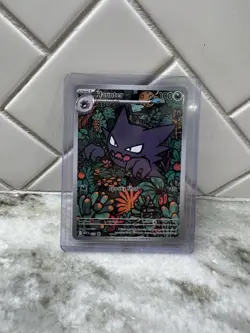 Haunter 027 Black Star Promo 2025 IR Holo Full Art Pokemon Card TCG - Image 1