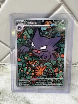 Haunter 027 Black Star Promo 2025 IR Holo Full Art Pokemon Card TCG - Image 2