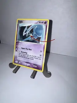 Lugia 2/17 - Pokemon TCG - Pop Series 5 Cosmos Holo Rare - Vintage - SWIRL!! - Image 2