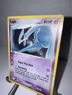 Lugia 2/17 - Pokemon TCG - Pop Series 5 Cosmos Holo Rare - Vintage - SWIRL!! - Image 4
