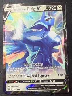 Origin Forme Dialga V 113/189 | Holo Rare V Astral Radiance | Pokemon Card | NM - Image 1
